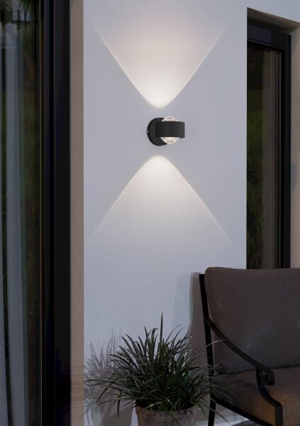 Eglo 98746 - LED Venkovní nástěnné svítidlo TREVIOLO 2xLED/2W/230V IP44