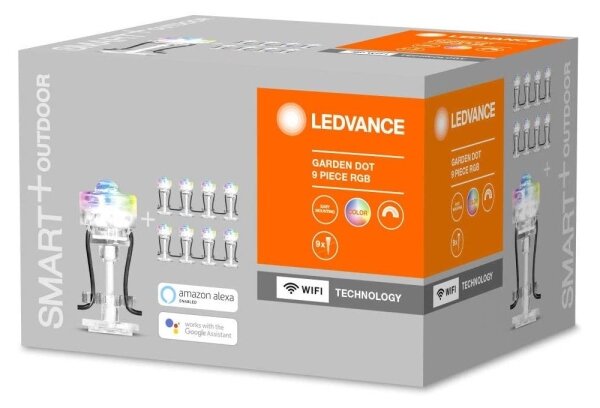 Ledvance - LED RGB Venkovní prodlužovací sada SMART+ 9xLED/2,5W/230V IP65 Wi-Fi