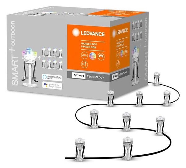 Ledvance - LED RGB Venkovní prodlužovací sada SMART+ 9xLED/2,5W/230V IP65 Wi-Fi