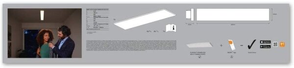 Ledvance - LED Stmívatelné stropní svítidlo SMART+ FRAMELESS LED/28W/230V Wi-Fi