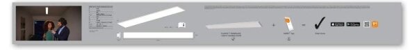 Ledvance - LED Stmívatelné stropní svítidlo SMART+ FRAMELESS LED/35W/230V Wi-Fi