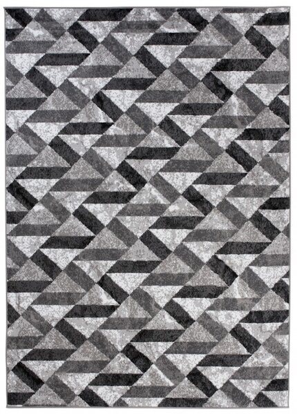 Makro Abra Kusový koberec moderní MAYA Q544D šedý Rozměr: 160x220 cm