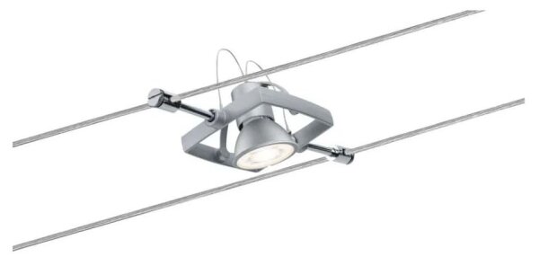 Paulmann 94133 - SADA 5xGU5,3/10W Kompletní lankový systém MAC 230V chrom