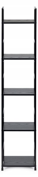 Regál ModernHome 29 cm x 144,5 cm x 23,5 cm černý