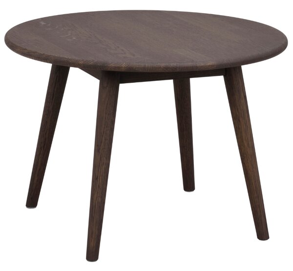 Tmavý dubový konferenční stolek ROWICO TOMPKINS 60 cm