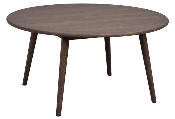 Tmavý dubový konferenční stolek ROWICO TOMPKINS 90 cm