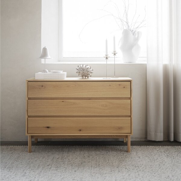 -25 % Dny MOMENTI– Dubová komoda ROWICO MACKAY 110 x 45 cm
