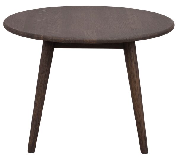Tmavý dubový konferenční stolek ROWICO TOMPKINS 60 cm