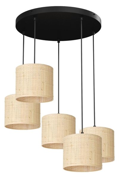 Lustr na lanku RATTAN 5xE27/60W/230V ratan