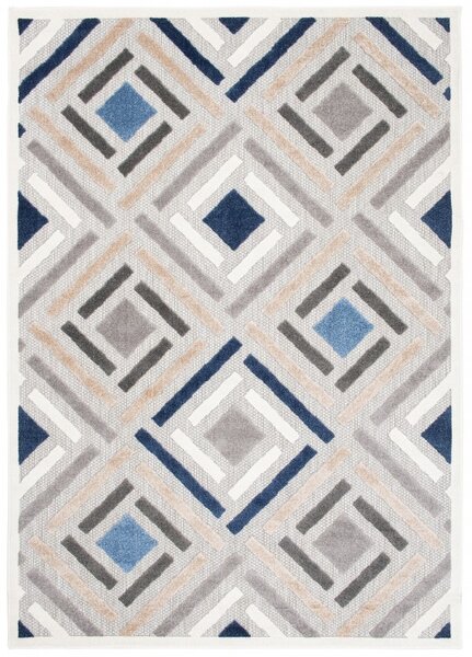 Makro Abra Moderní kusový koberec AVENTURA ED37B šedý modrý Rozměr: 120x170 cm