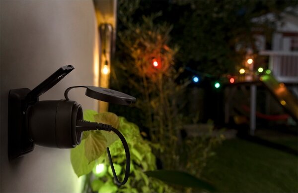 Osram - Chytrá venkovní zásuvka SMART+ MATTER SCHUKO 3680W/230V/16A IP44 Wi-Fi
