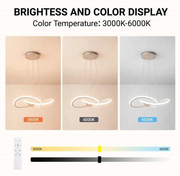 Brilagi - LED Stmívat. lustr na lanku INFINITY LED/55W/230V 50x50 cm béžová + DO