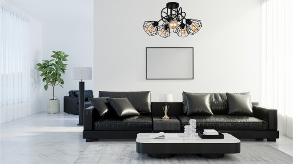 Přisazený lustr CEED 5xE27/60W/230V