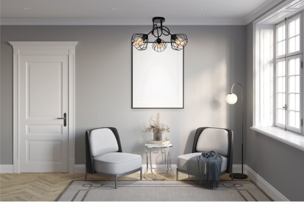 Přisazený lustr CEED 3xE27/60W/230V