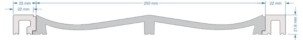 Lamela WP004T, Eterno, 200x2,2x25cm, Mardom Decor