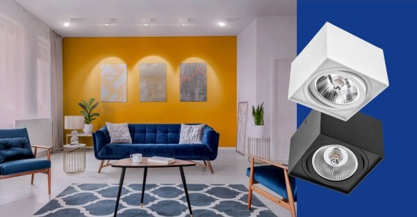 Bodové svítidlo CHLOE AR111 1xGU10/50W/230V hranatý bílá