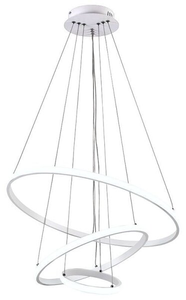 Brilagi - LED Stmívatelný lustr na lanku CIRCLE LED/90W/230V 3000-6500K + DO