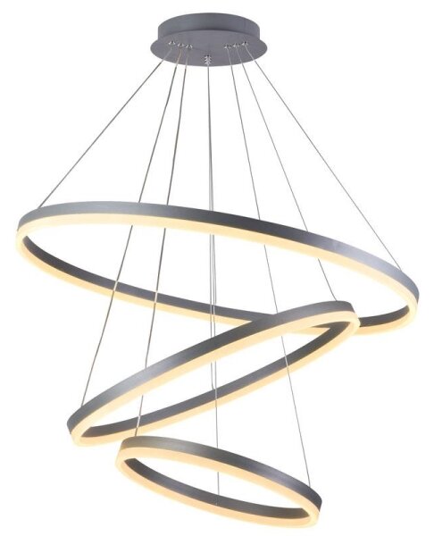 LED Stmívatelný lustr na lanku LED/125W/230V 3000-6500K + dálkové ovládání