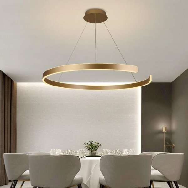 LED Stmívatelný lustr na lanku LED/100W/230V 3000-6500K + dálkové ovládání