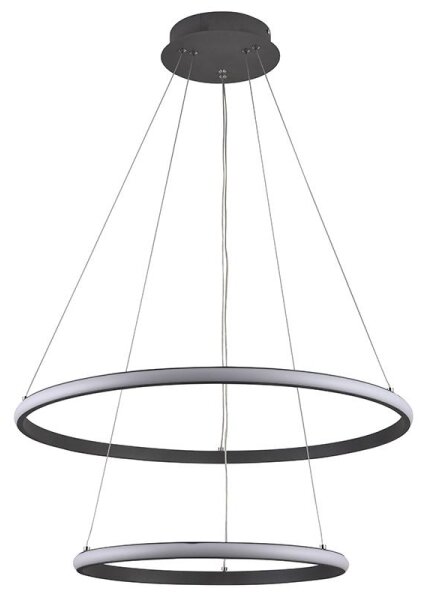 LED Stmívatelný lustr na lanku LED/75W/230V 3000-6500K + dálkové ovládání