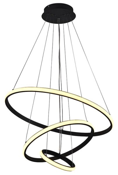 Brilagi - LED Stmívatelný lustr na lanku CIRCLE LED/90W/230V 3000-6500K + DO