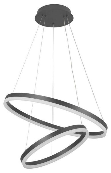 LED Stmívatelný lustr na lanku LED/70W/230V 3000-6500K + dálkové ovládání