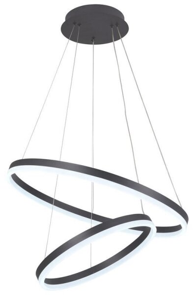 LED Stmívatelný lustr na lanku LED/70W/230V 3000-6500K + dálkové ovládání