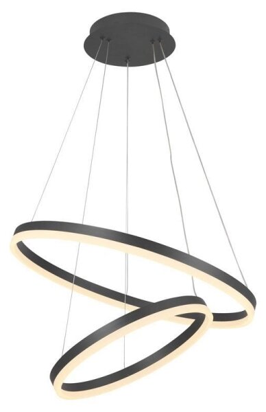 LED Stmívatelný lustr na lanku LED/70W/230V 3000-6500K + dálkové ovládání