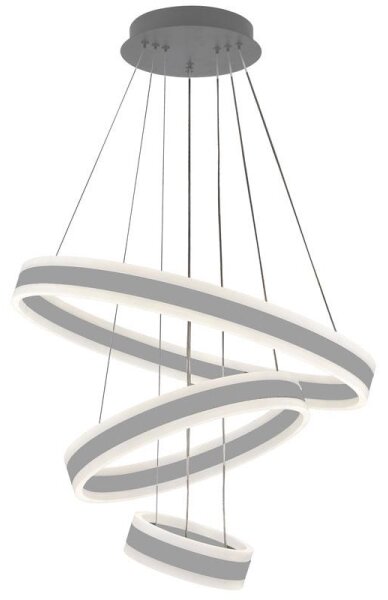 LED Stmívatelný lustr na lanku LED/165W/230V 3000-6500K + dálkové ovládání