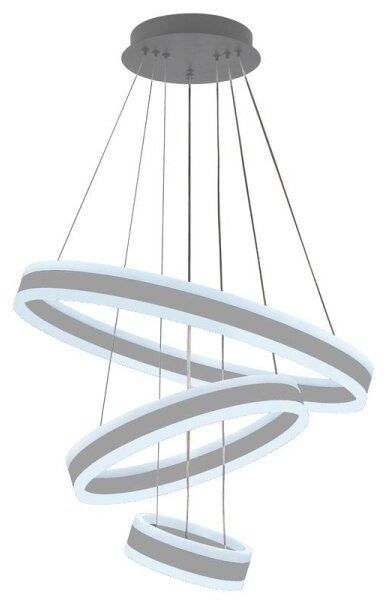 LED Stmívatelný lustr na lanku LED/165W/230V 3000-6500K + dálkové ovládání