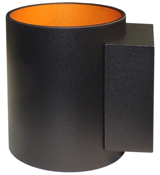 Nástěnné svítidlo SQUALLA TUBA 1xG9/50W/230V černá/zlatá