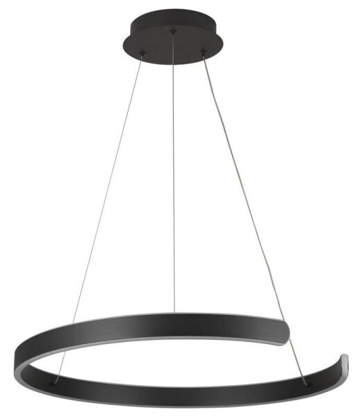 LED Stmívatelný lustr na lanku LED/70W/230V 3000-6500K + dálkové ovládání