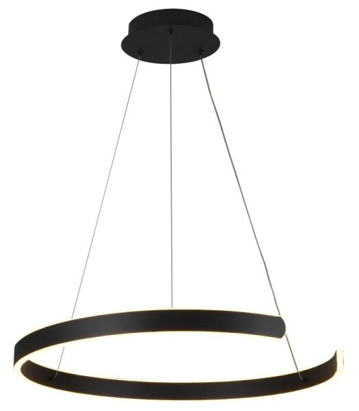 LED Stmívatelný lustr na lanku LED/70W/230V 3000-6500K + dálkové ovládání