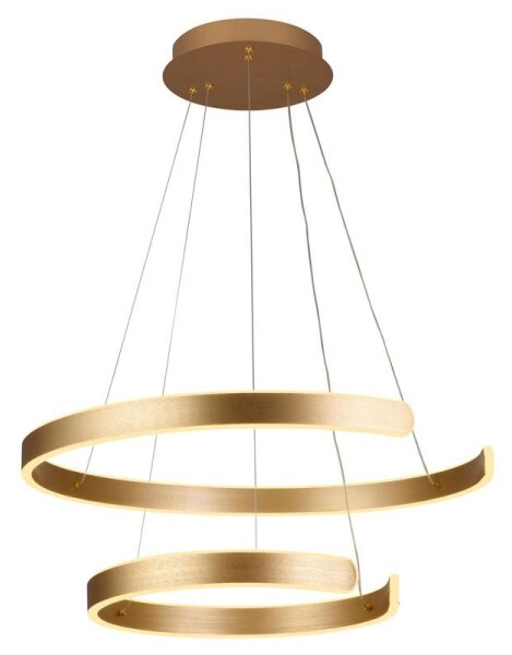 LED Stmívatelný lustr na lanku LED/120W/230V 3000-6500K + dálkové ovládání