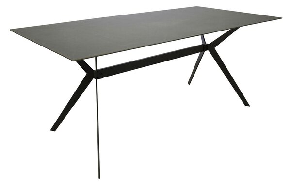 JÍDELNÍ STŮL, šedá, černá, 180/90/75 cm Hom`in - Jídelní stoly