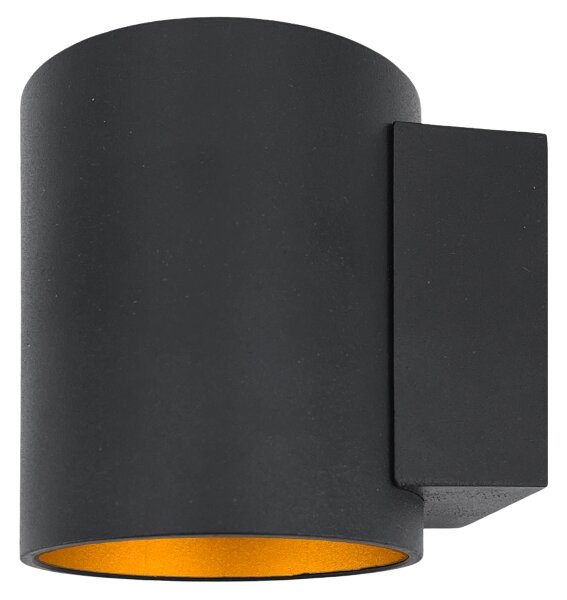Nástěnné svítidlo SQUALLA TUBA 1xG9/50W/230V černá/zlatá