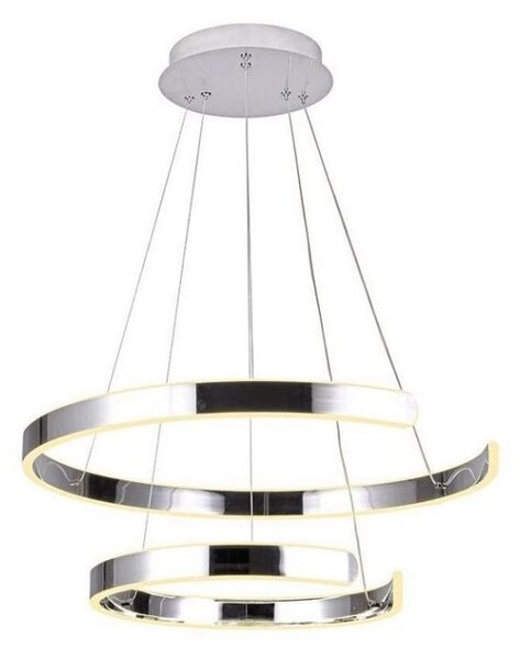 LED Stmívatelný lustr na lanku LED/120W/230V 3000-6500K + dálkové ovládání