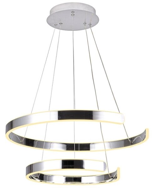LED Stmívatelný lustr na lanku LED/120W/230V 3000-6500K + dálkové ovládání