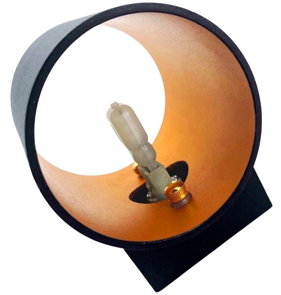 Nástěnné svítidlo SQUALLA TUBA 1xG9/50W/230V černá/zlatá