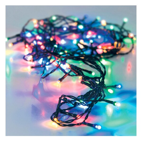 BigBuy Christmas LED řetězová světla Vícebarevný