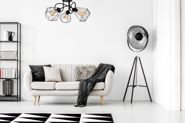 Přisazený lustr DIAMENT 3xE27/60W/230V