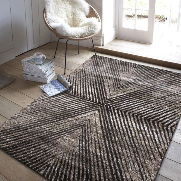 Makro Abra Moderní kusový koberec Panamero 14 hnědý Rozměr: 60x100 cm