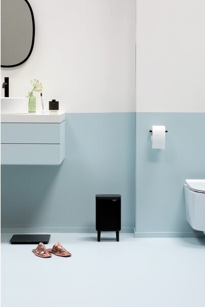 Matně černý ocelový odpadkový koš 4 l Bo Hi – Brabantia