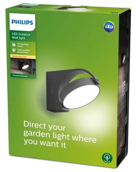 Philips - LED Venkovní nástěnné svítidlo MIMOSA LED/7W/230V 2700K IP44