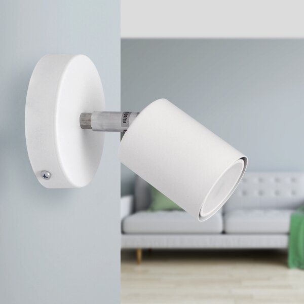LED Nástěnné bodové svítidlo TUNE 1xGU10/4,8W/230V bílá