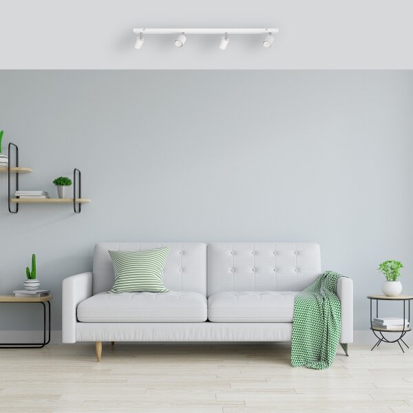 LED Bodové svítidlo TUNE 4xGU10/4,8W/230V bílá