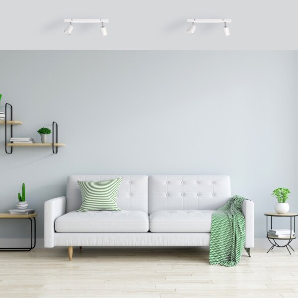 LED Bodové svítidlo TUNE 2xGU10/4,8W/230V bílá