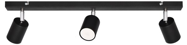 LED Bodové svítidlo TUNE 3xGU10/4,8W/230V černá