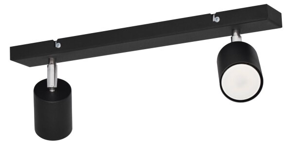 LED Bodové svítidlo TUNE 2xGU10/4,8W/230V černá
