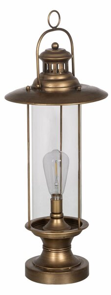 BigBuy Home Lampa Zlatá Sklo Železo 40 W 27 x 27 x 58 cm